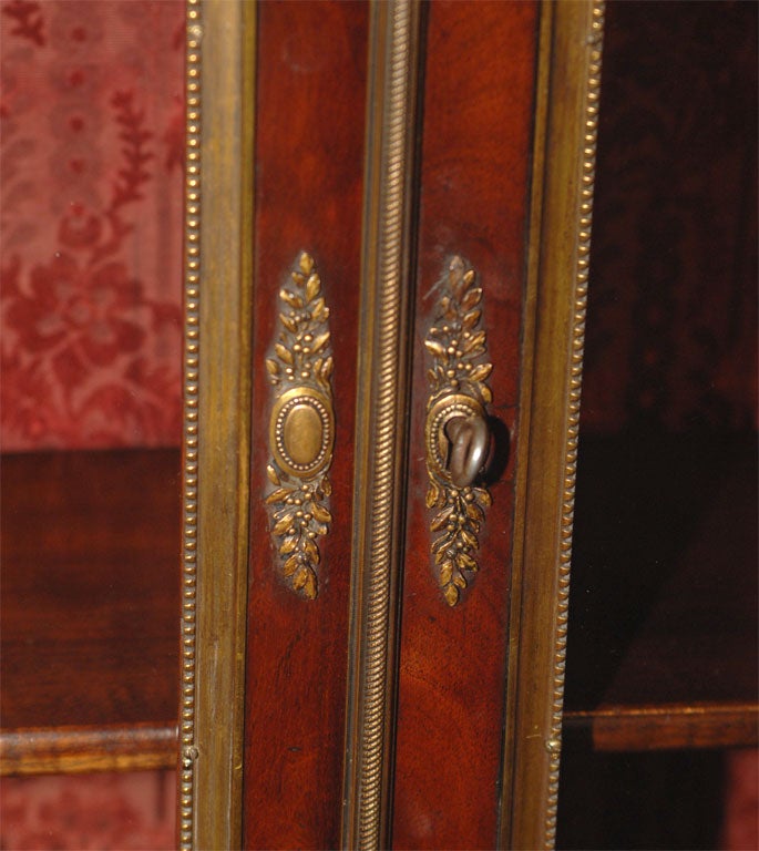 Stately Louis XVI Baltic Mahogany and Ormolu Mounted Cabinet 3