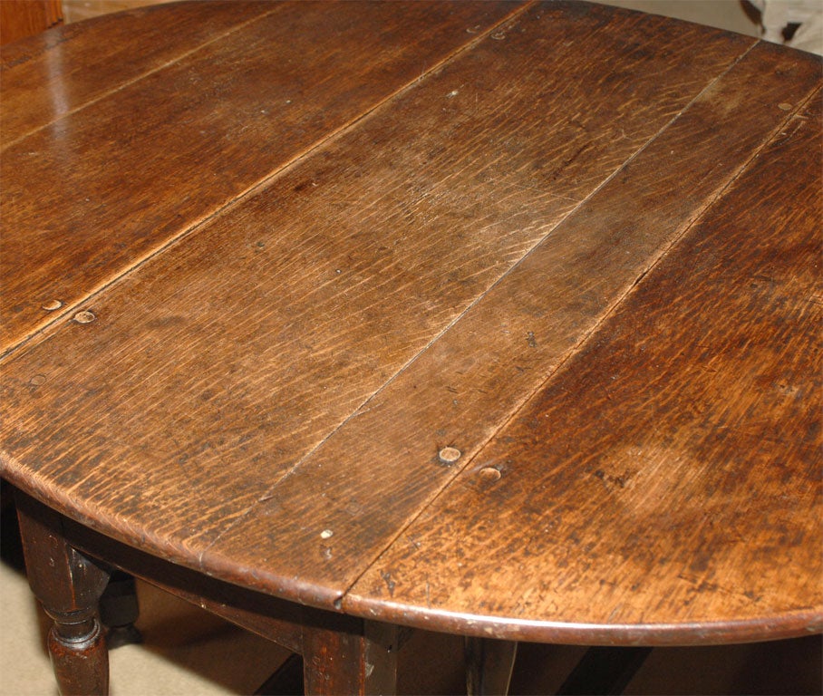 A Great Charles II Oak Gate Leg Table 1