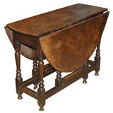 A Great Charles II Oak Gate Leg Table