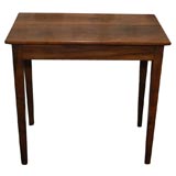 Antique fruitwood rectangle side table