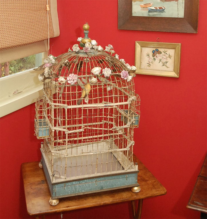18th Century and Earlier French early 1800's bird cage