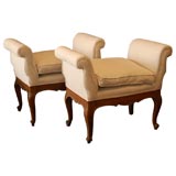 Pair of chic Louis XV style stools