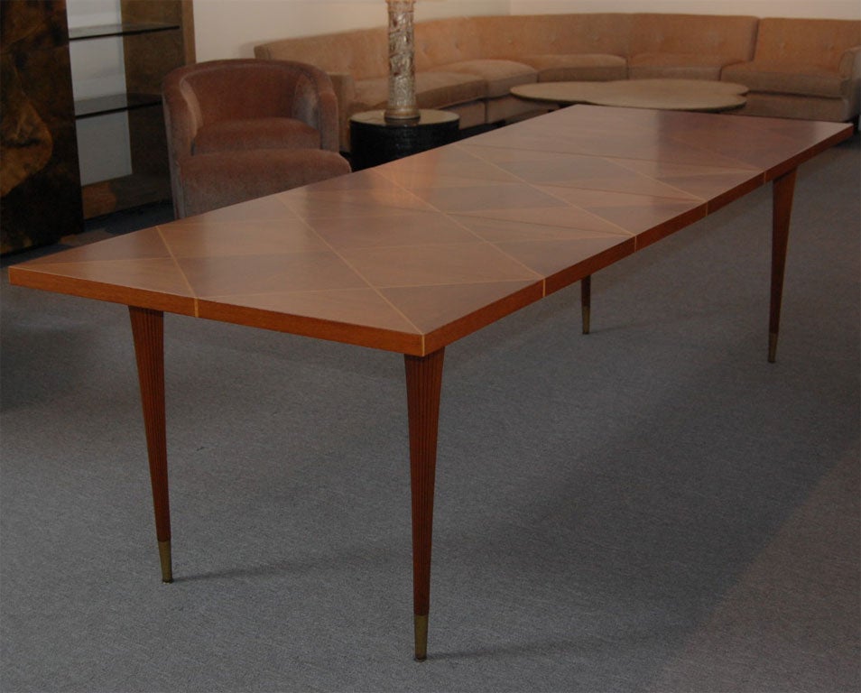 American BEAUTIFUL TOMMI PARZINGER EXTENSION DINING TABLE