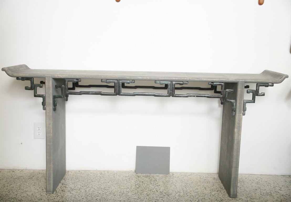 Shagreen Console