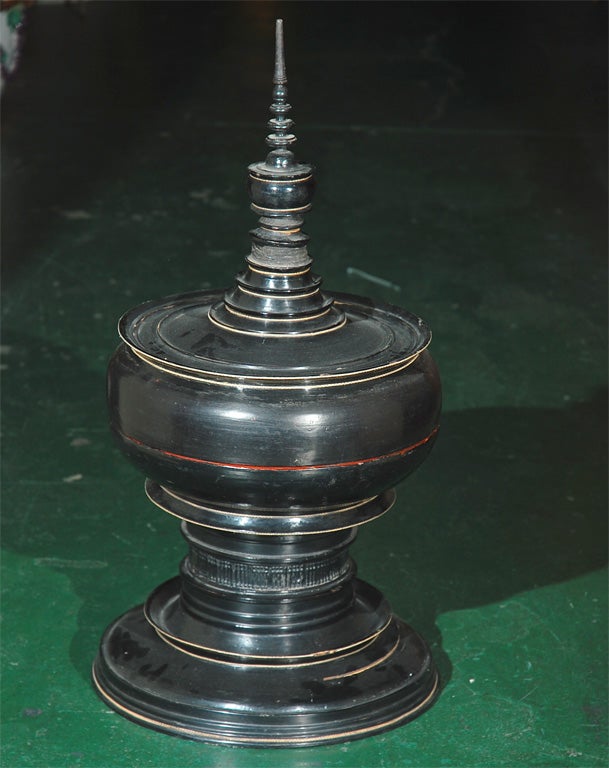 Vintage Buddhist Temple Jar