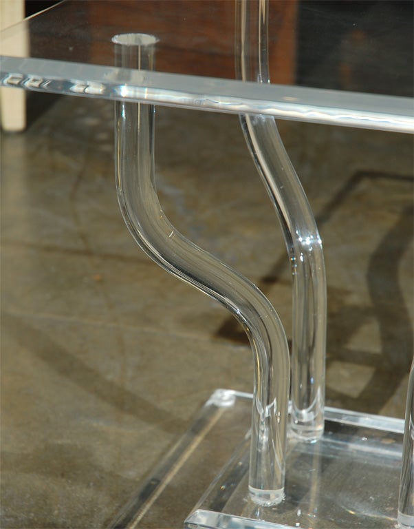 Mid-Century Lucite Occasional Table 1