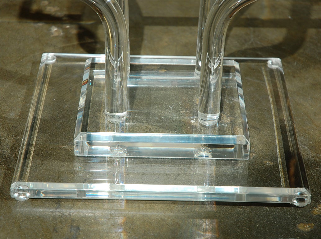 Mid-Century Lucite Occasional Table 2