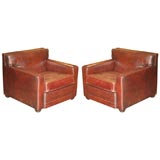 Pair of Arm Chairs by Jean de Merry Workshop