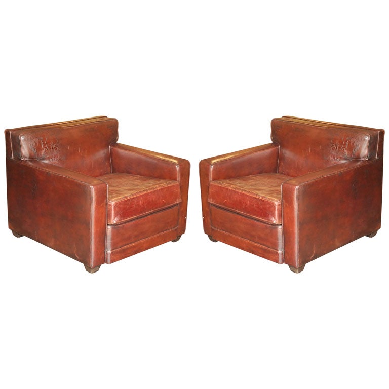 Pair of Arm Chairs by Jean de Merry Workshop