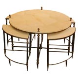 Parchment Nesting Coffee Table