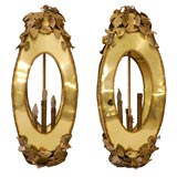 PAIR OF BRUTALIST HANGING FIXTURE BY CURTIS JERE PAIR OF BRUTALIST HANGING FIXTURE BY CURTIS JERE