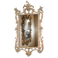 Painted Rococo mirror