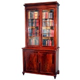 Antique Mahogany Bookcase.