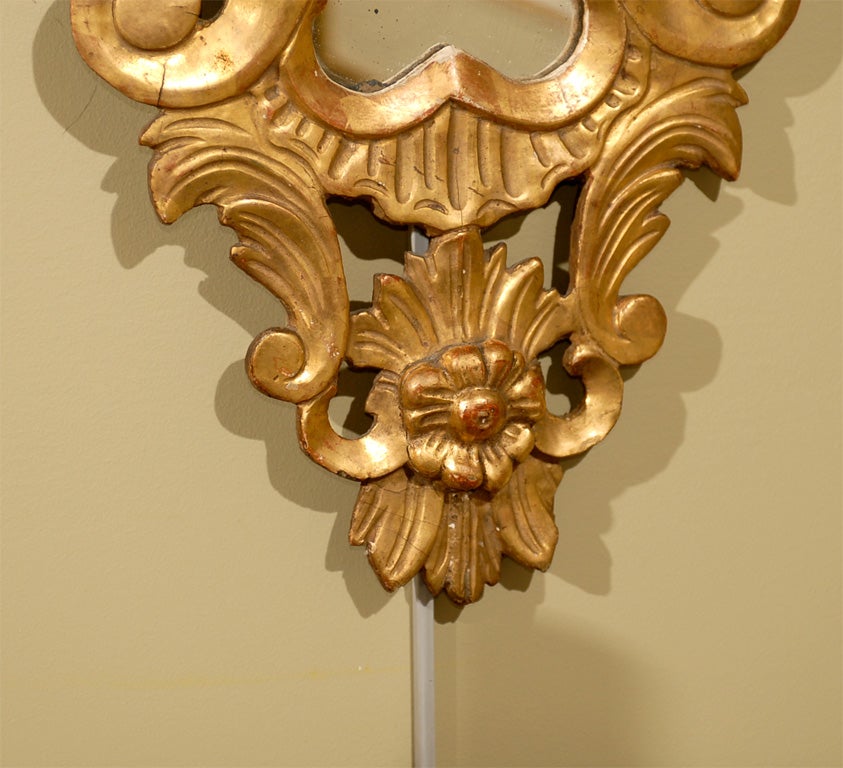 19th Century Pair of Italian gilt mirrors