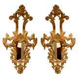 Pair of Italian gilt mirrors