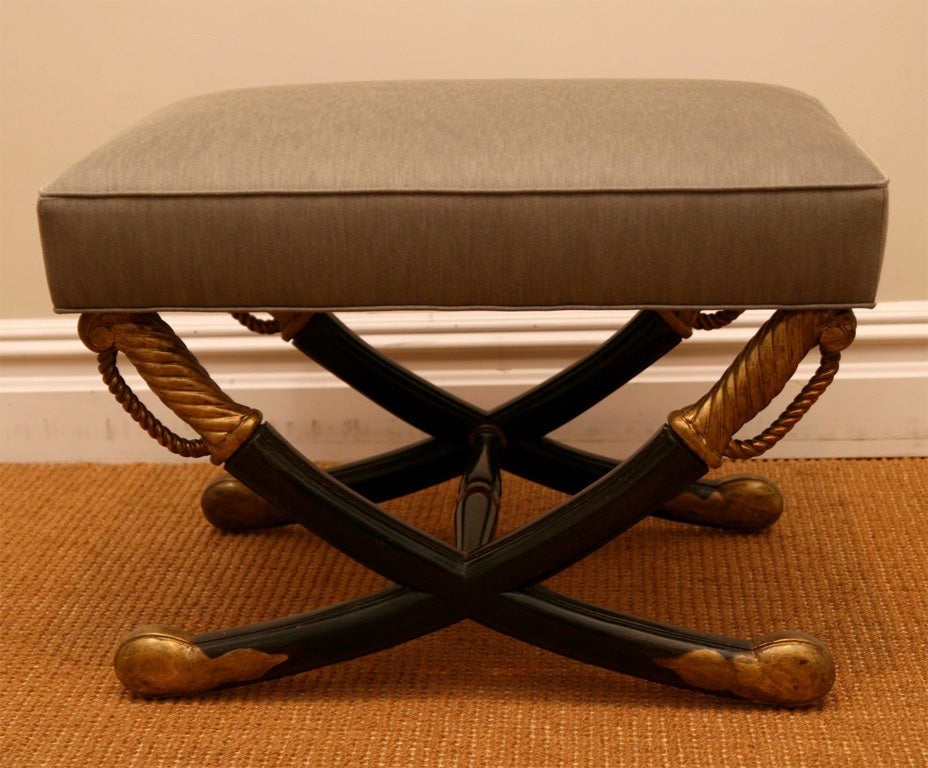 1940's Tabouret in the manner of Maison Jansen