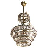 Four Tiered  Crystal Chandelier