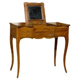 Antique 19th Century Walnut Louis XV Coiffeuse