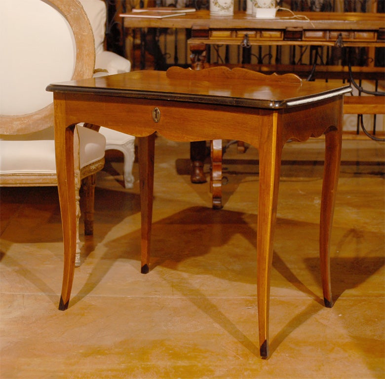 Wood French Lecturn Side Table Writing Desk from Grenoble, France