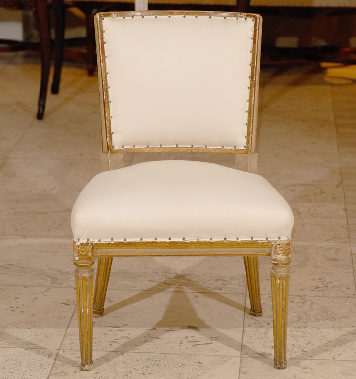 Giltwood Louis XVI Gilt Bois Theatre Chair For Sale