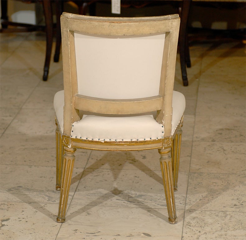 Louis XVI Gilt Bois Theatre Chair For Sale 1