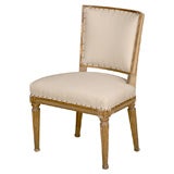 Louis XVI Gilt Bois Theatre Chair