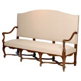 High Back Regence Walnut Canape