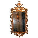 Very fine Chippendale giltwood mirror, English c.1765