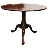 Fine Quality Georgian Period Mahogany Tilt Top Center Table