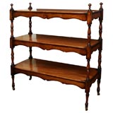 Fine Mid 19th Century Mahogany Three Tier Etagere