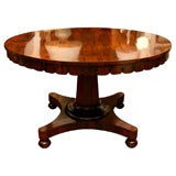 William IV Rosewood Center Table, England, c. 1835