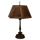 Vintage An American bronze plated metal table lamp