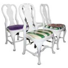Set of Four Dorothy Draper Side Chairs 7
