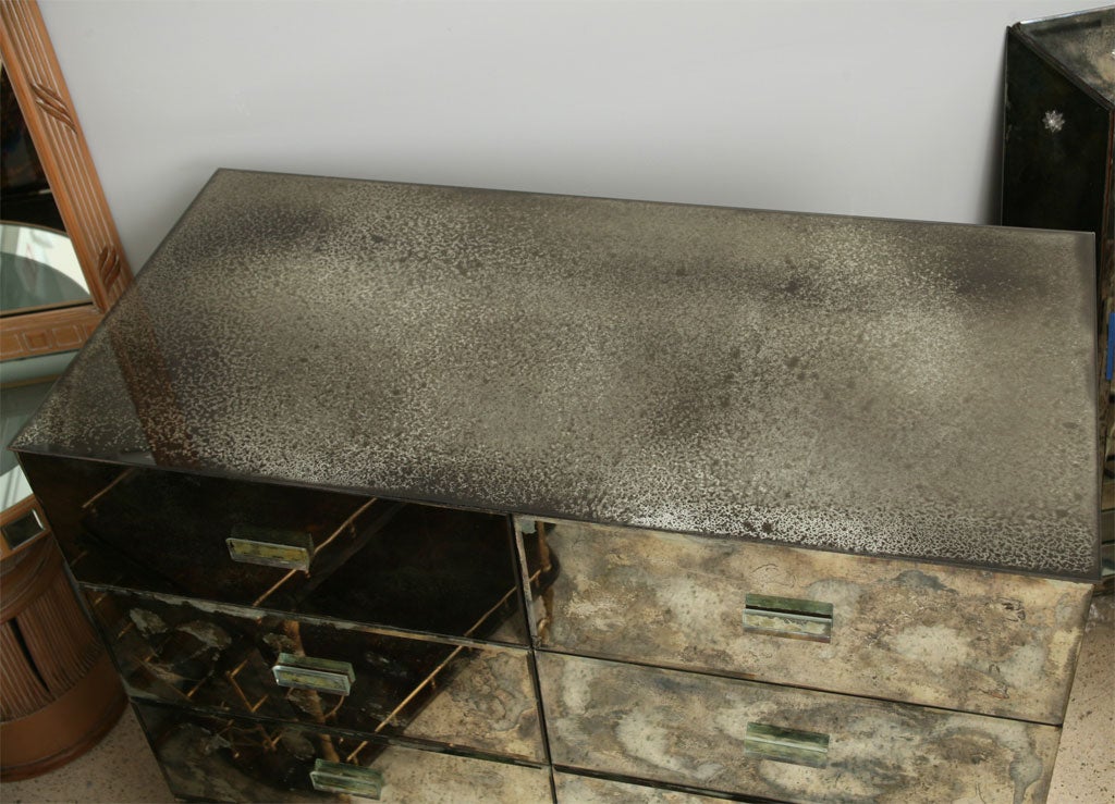 Glam 40's Grand-Scaled Mirrored Double Dresser 2