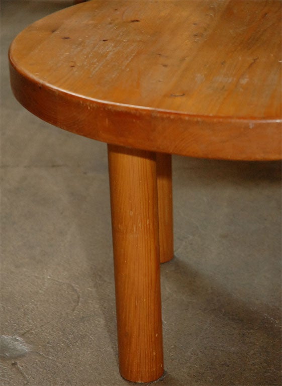 Wood Charlotte Perriand Round Table