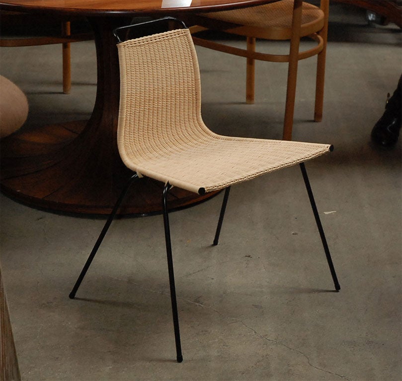 Pair of Poul Kjaerholm PK1 chairs designed by E Kold Christensen