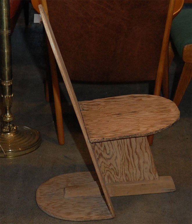 Unknown Rudolph Schindler Sidechair