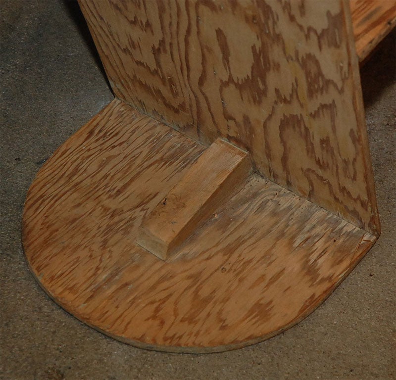 Wood Rudolph Schindler Sidechair