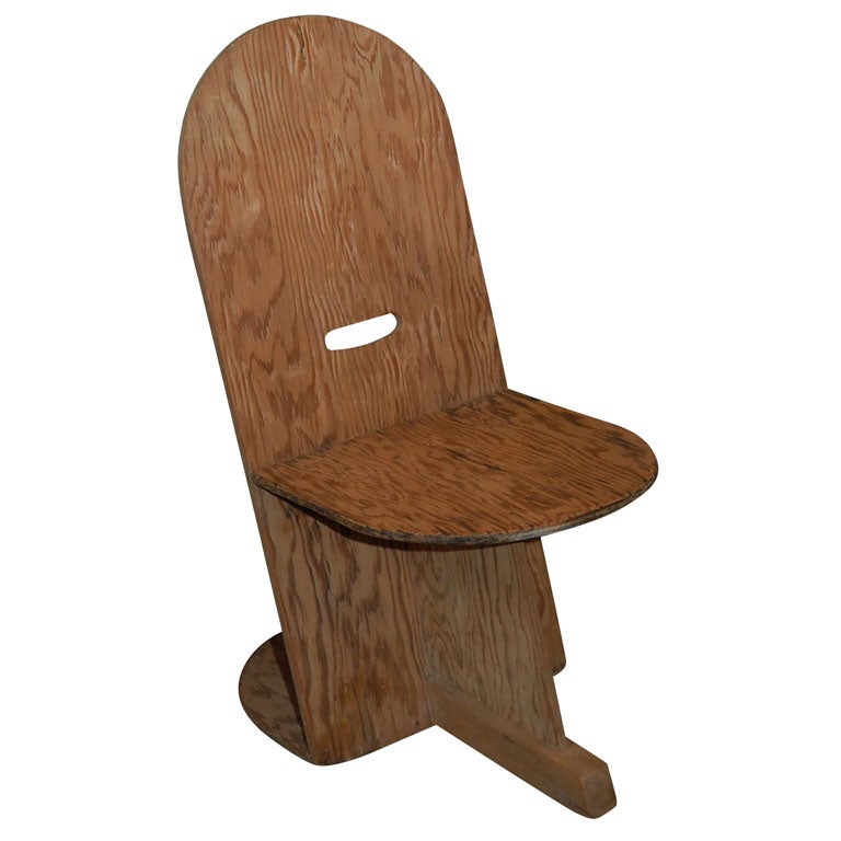 Rudolph Schindler Sidechair