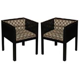 Pair of Secessionist Style Armchairs
