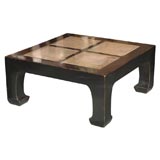Black Lacquered Chinese Ink Stone Cocktail Table (Ref# TC3)