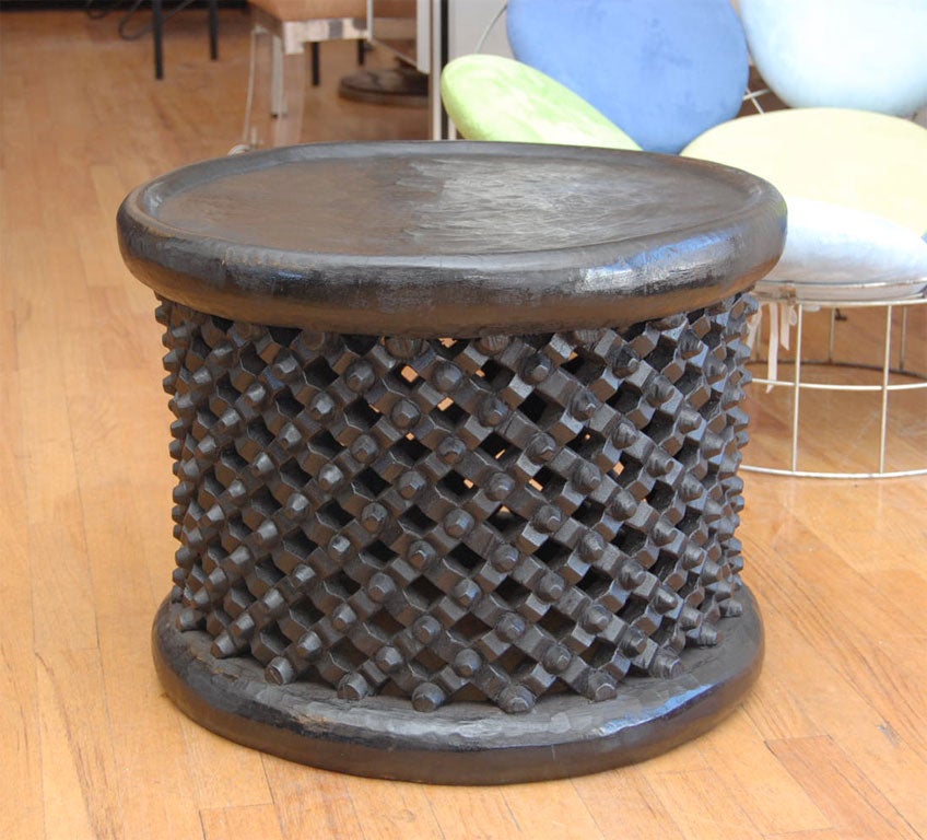 Cameroonian African Stool/End Table