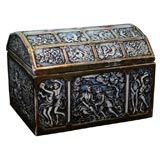 Italian Ceramic Treasure Chest
