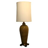 American Art Pottery Lamp by Laurel