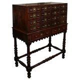 18th Century Indo-Portuguese Rosewood Chest on Stand