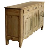French buffet, bleached wood