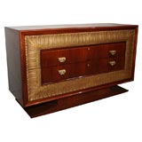 Vintage A Rare Rosewood, Inlaid and Parcel-gilt Four Drawer Commode