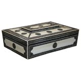 19th Century Khatamkari Ivory Inlay Stationary Box