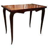 Early 20th Century Rosewood and Lemonwood Inlaid Table
