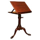 George III. mahogany reading table